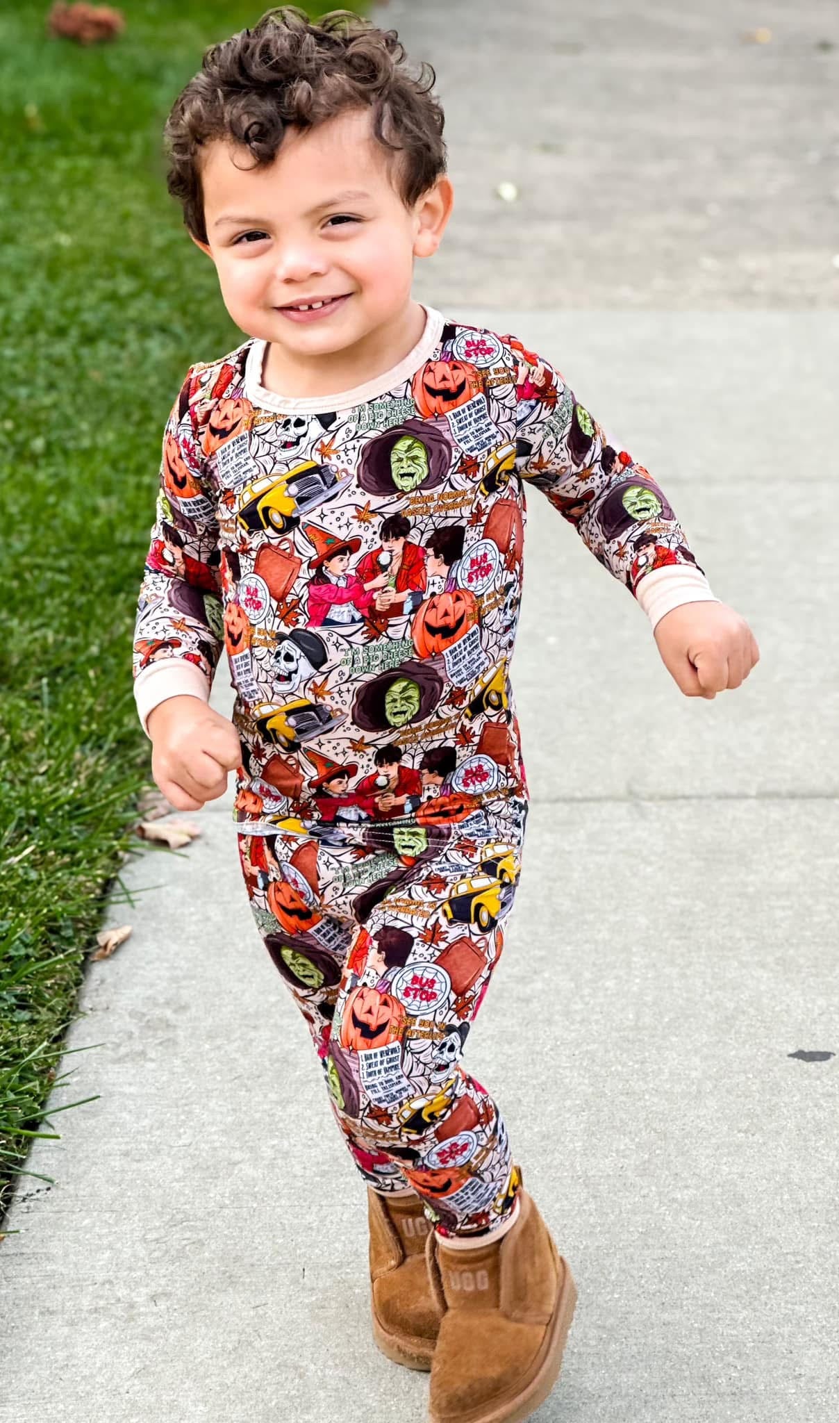 Halloweentown Bamboo Long Sleeve Pants Set