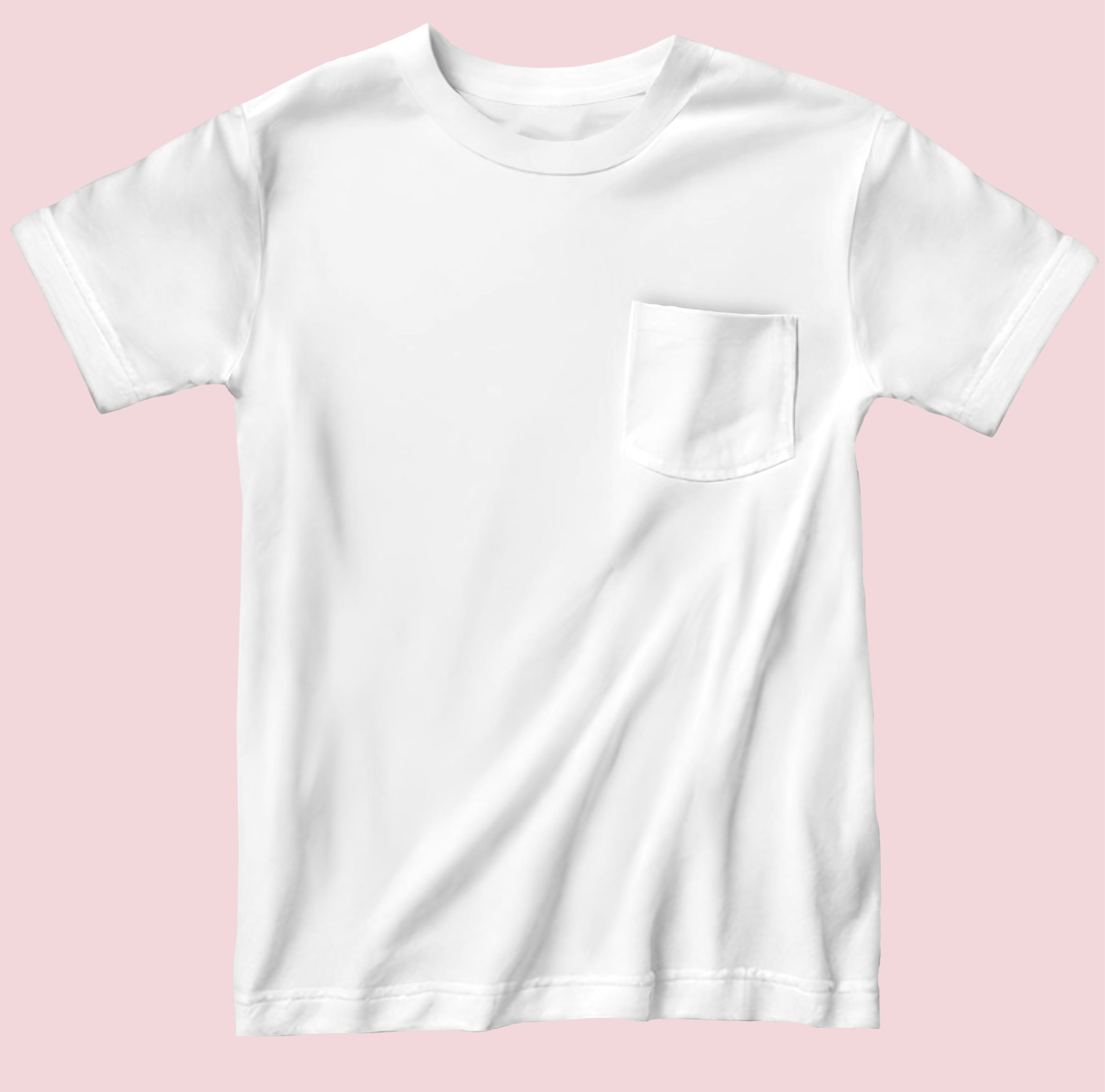 White Short Sleeve Pocket Tee