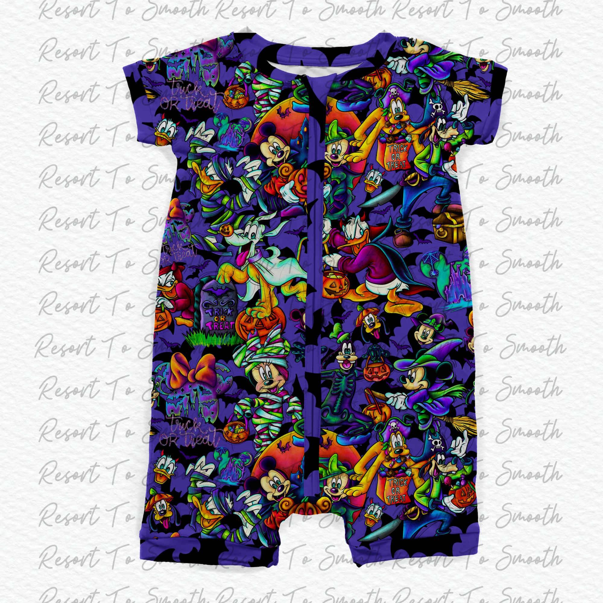 Trick Or Treat Bamboo Shortie (Spooky)