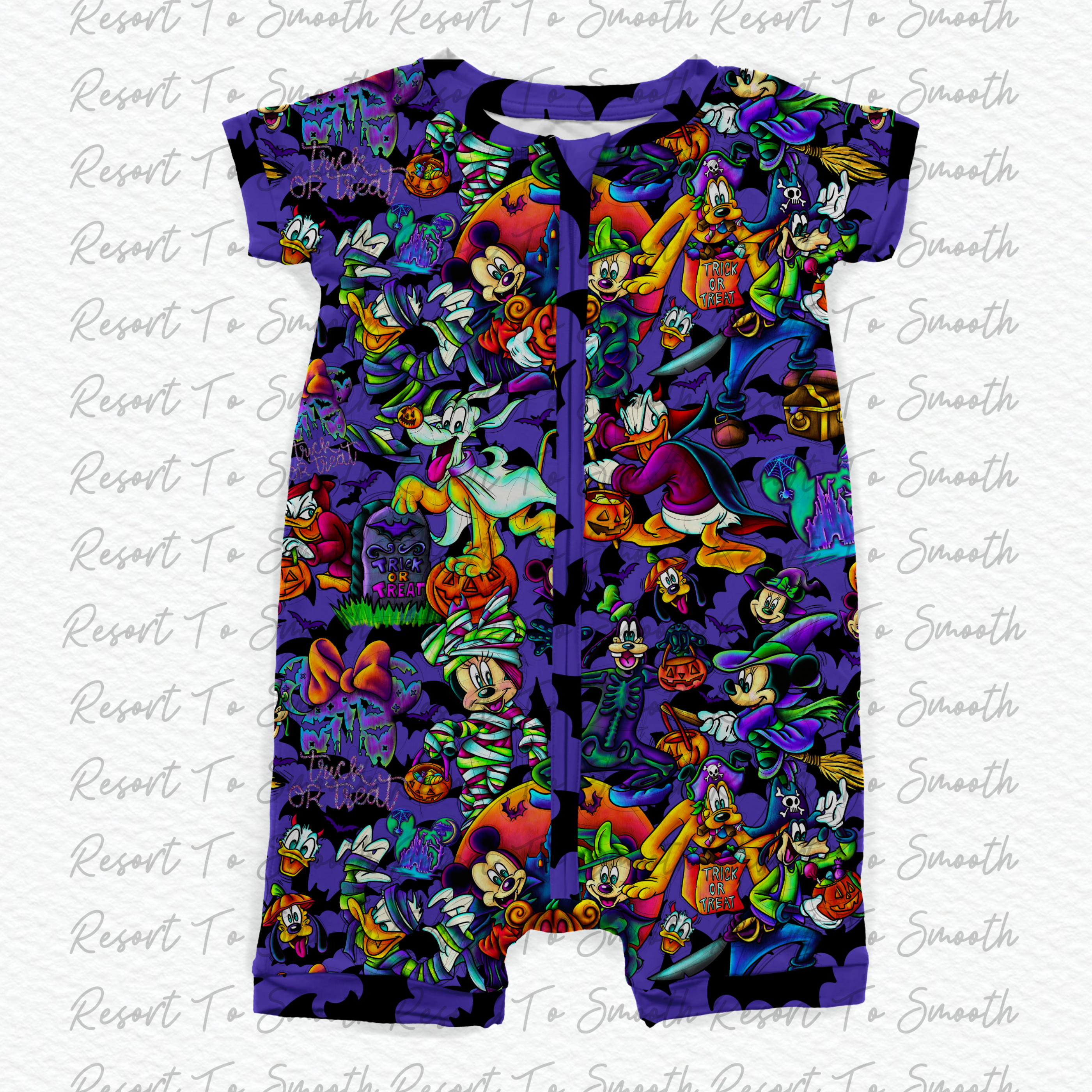 Trick Or Treat Bamboo Shortie (Spooky)