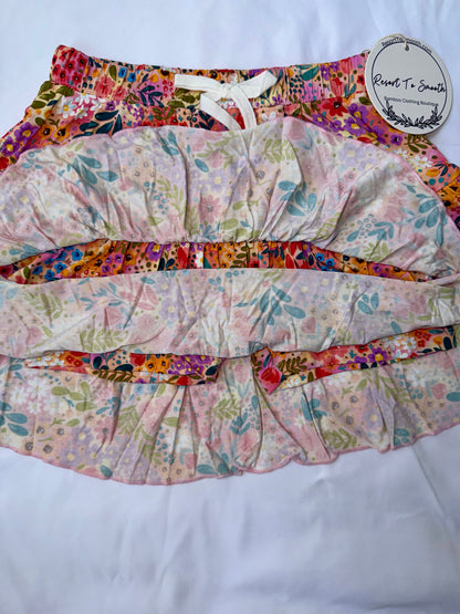Autumn Floral Bamboo Twirl Skort *NO CODES *