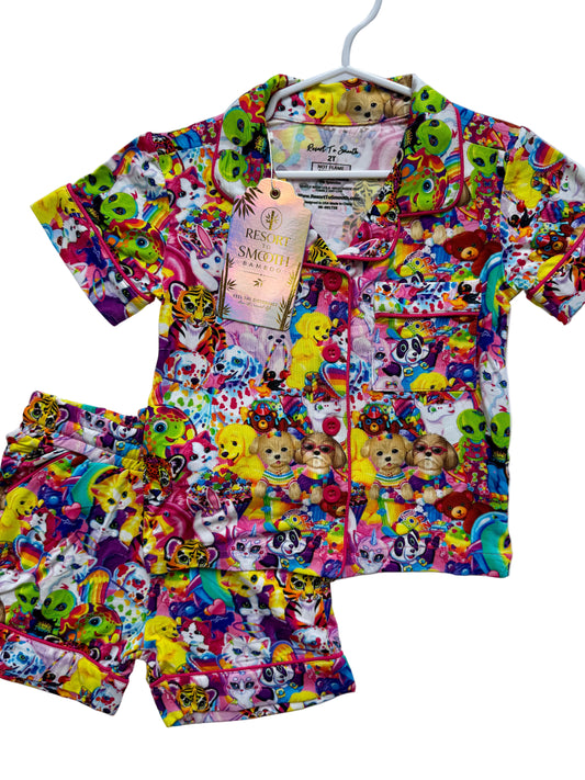 90’s Baby KIDS Formal Button Down Bamboo Sleep Set