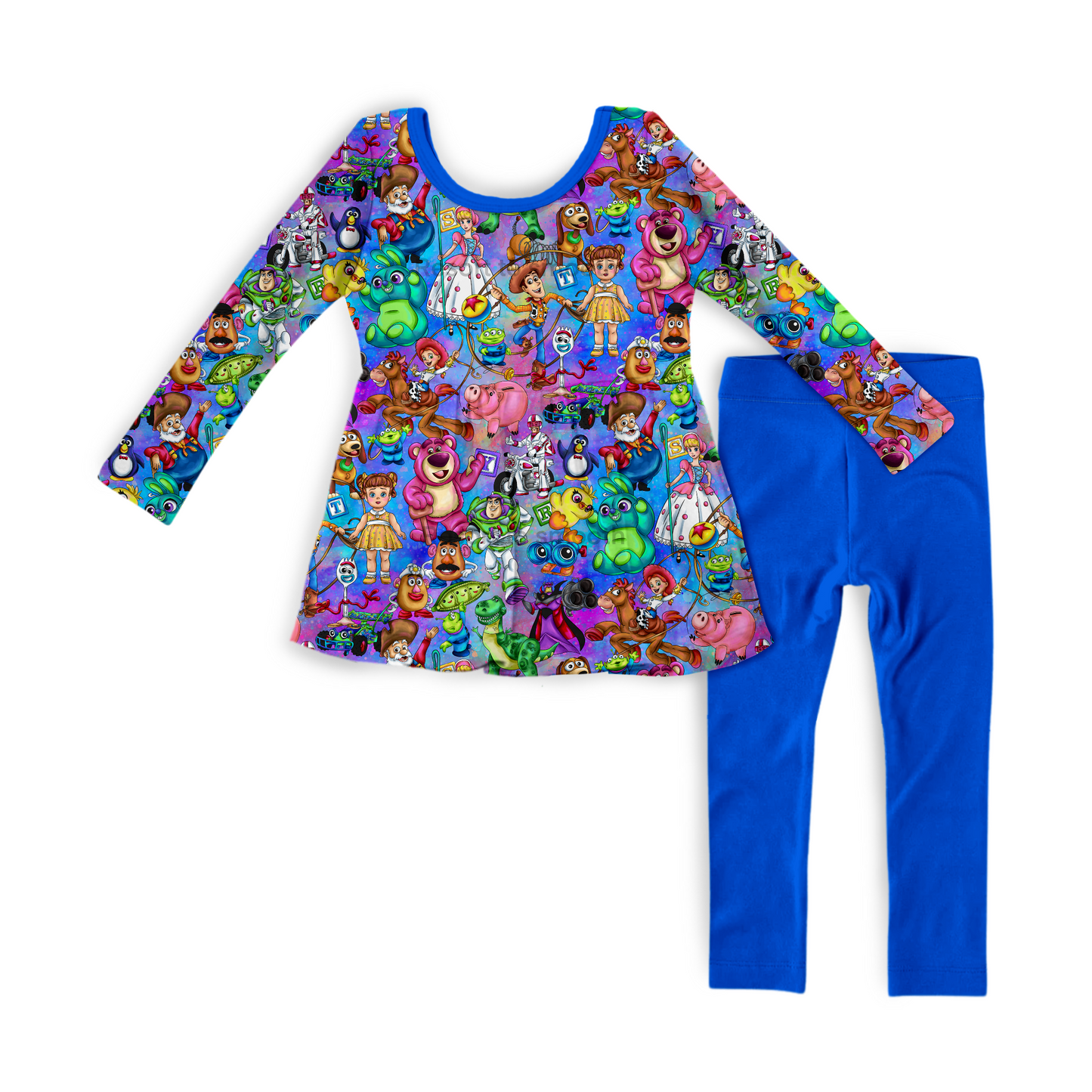 Toy Story BLUE Peplum Top With Pants Set PREORDER