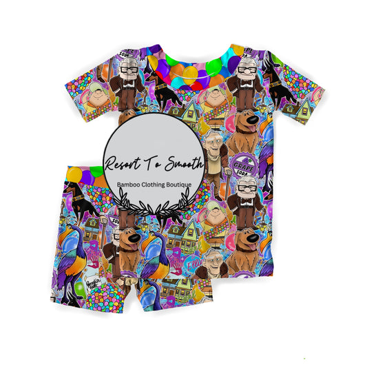 Up Up And Away Short Sleeve Short Set