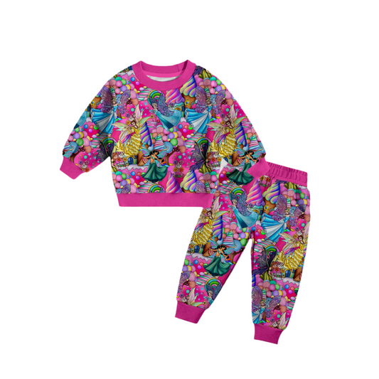 Fairy Princesses Crew Neck French Terry Bamboo Jogger Set PRESALE