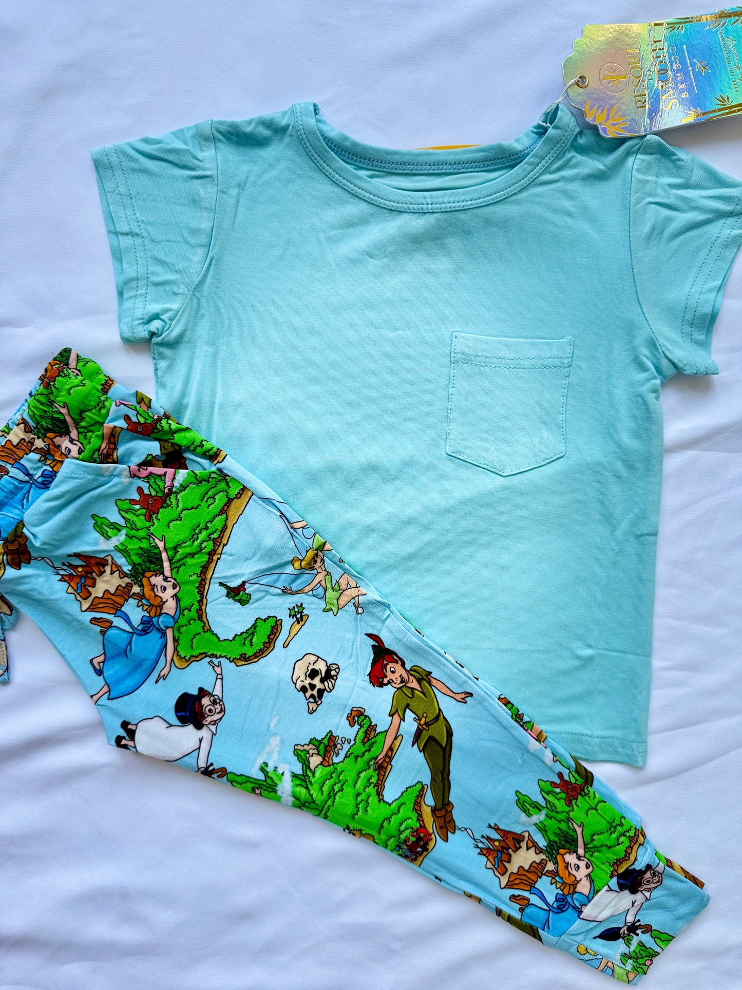 Flying Boy Bamboo Short Sleeve Daywear Jogger Set