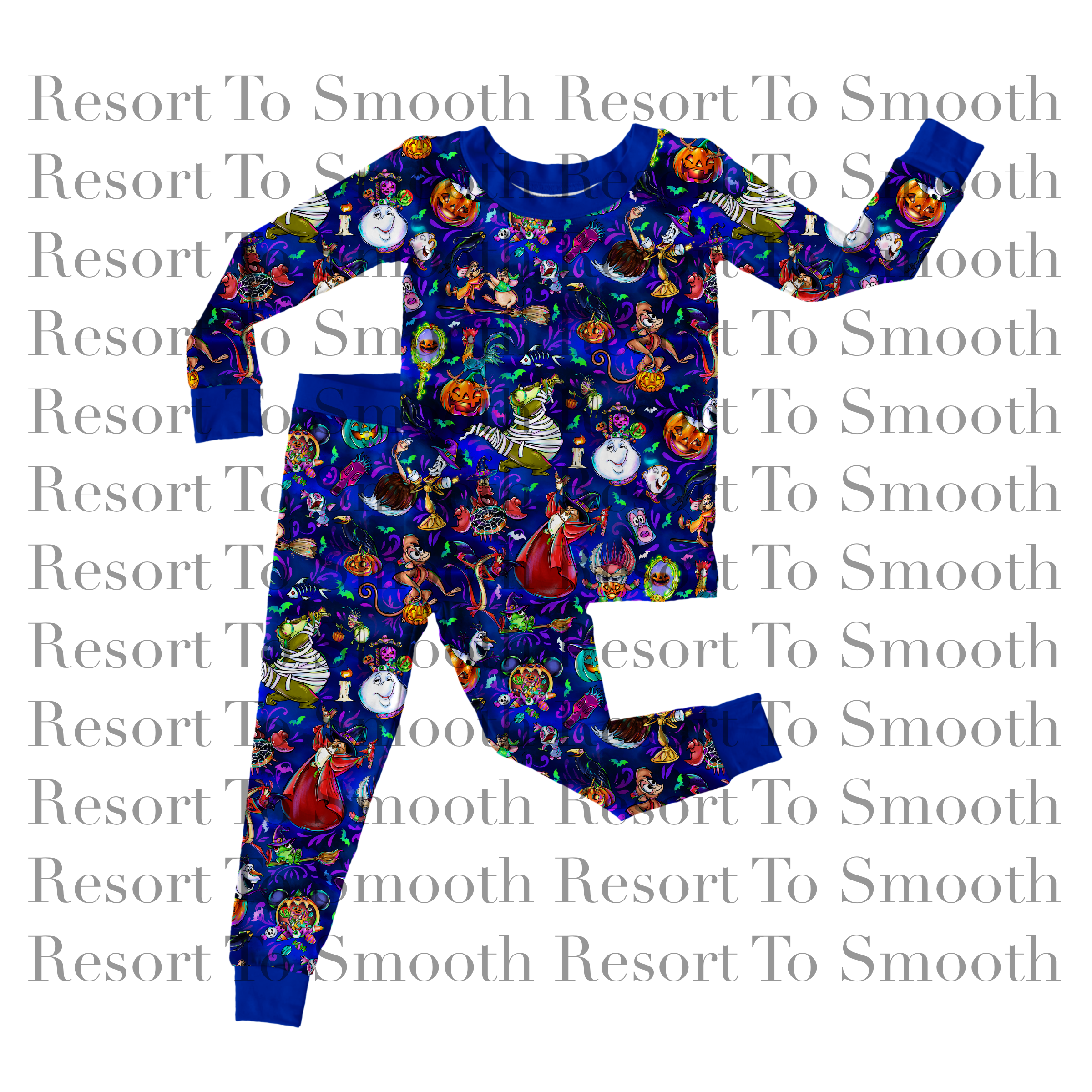 Spooky Sidekicks Long Sleeve Pants Bamboo Set