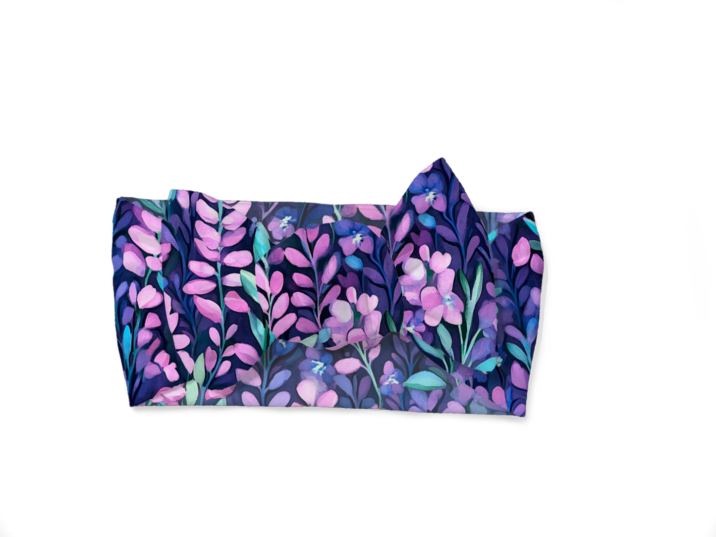 Lavender Fields Headband Bow Bamboo