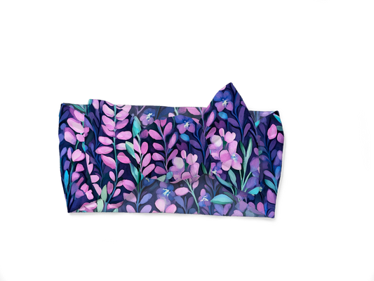 Lavender Fields Headband Bow Bamboo