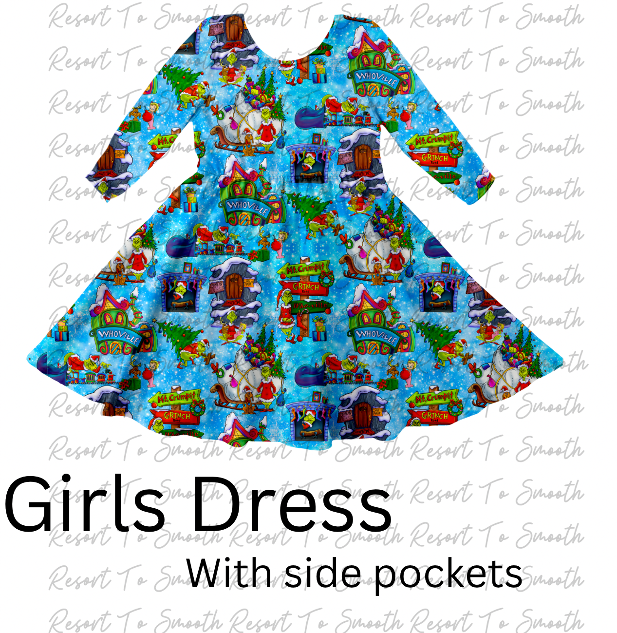 PREORDER Whovilles Favorite Girls Bamboo Dress