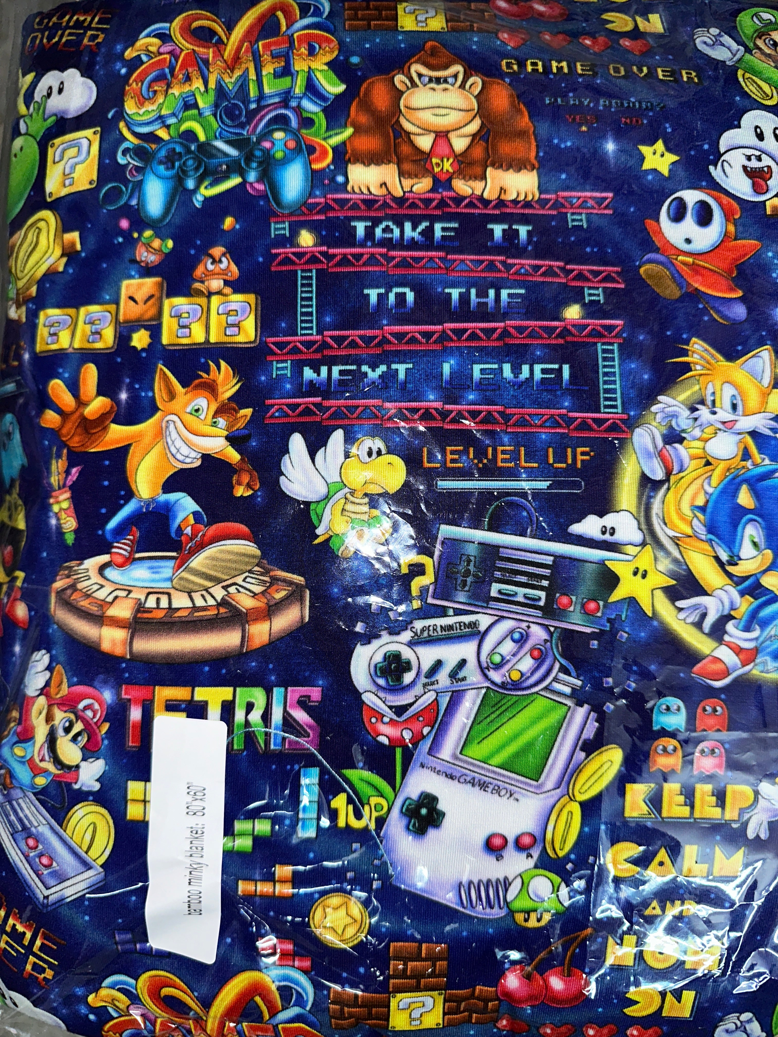 Double Layered BAMBOO MINKY Blanket 80”x60