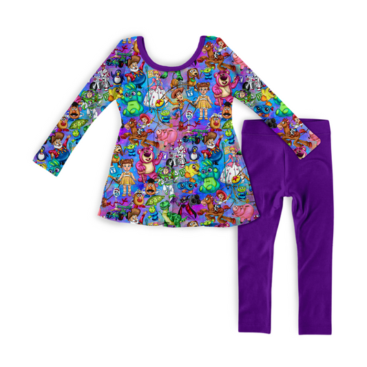 Toy Story PURPLE Peplum Top With Pants Set PREORDER