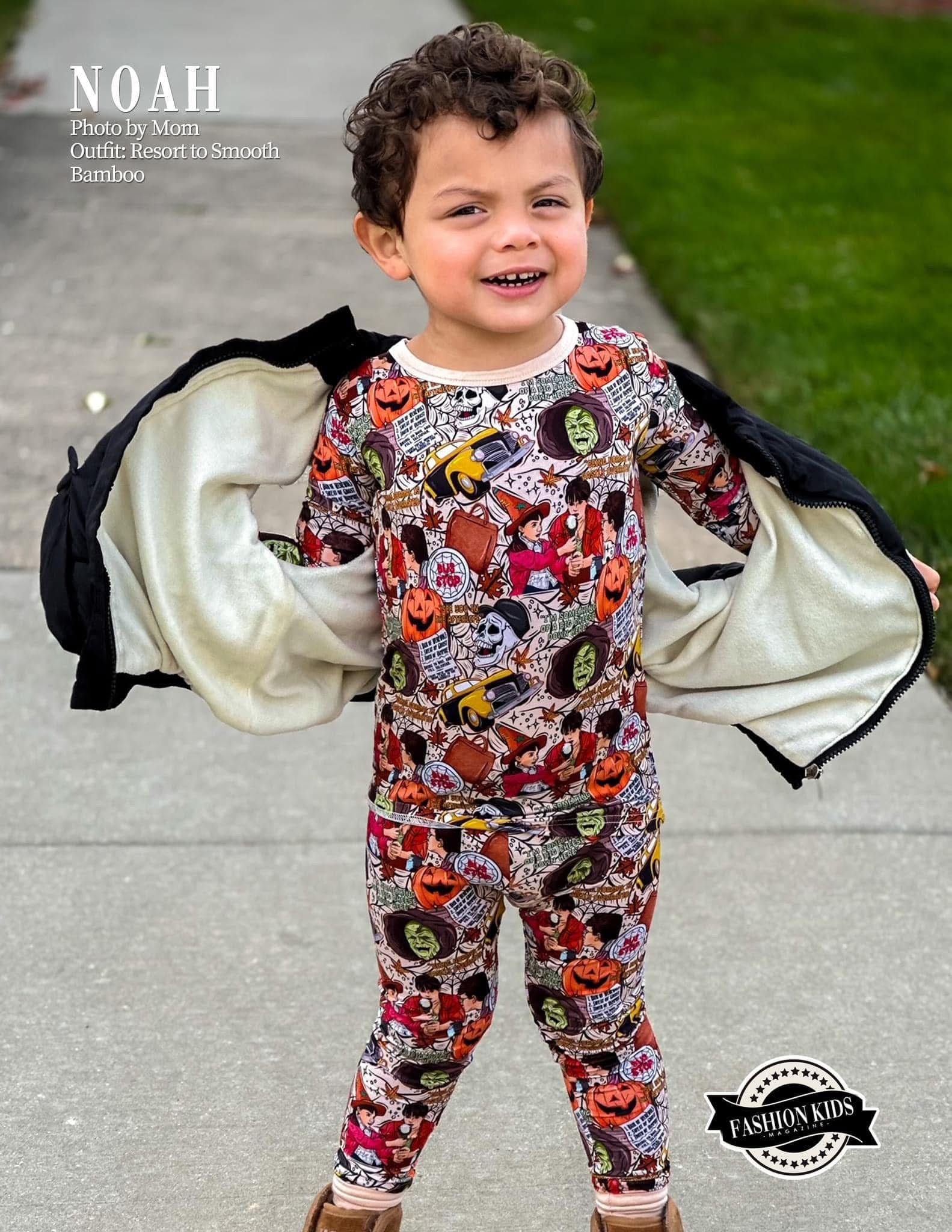 Halloweentown Bamboo Long Sleeve Pants Set