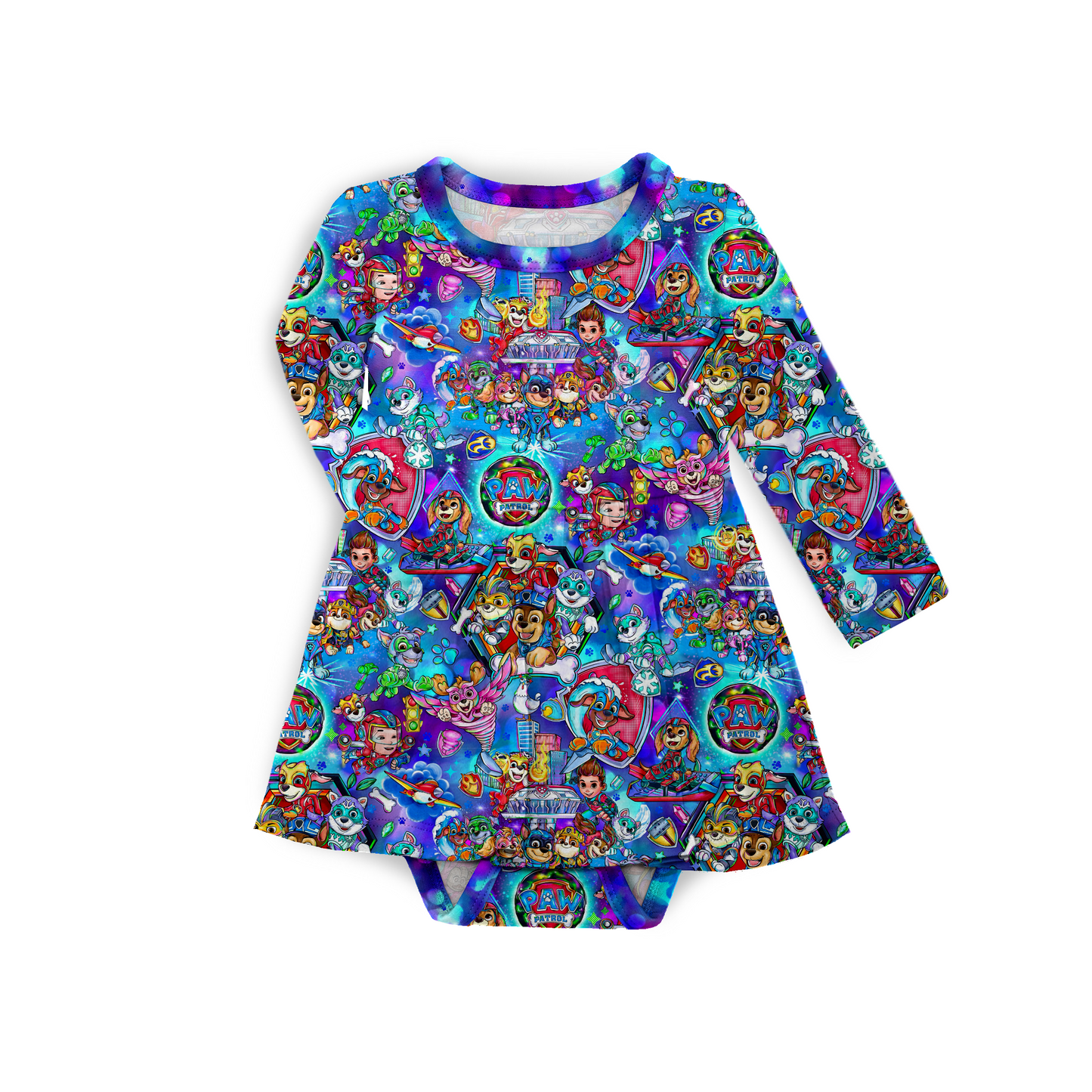 Paw Patrol Long Sleeve BodySuit Dress PREORDER