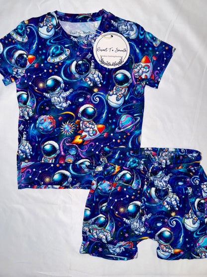 Gen Alpha Terry Bamboo Crewneck Short Set *NO CODES *
