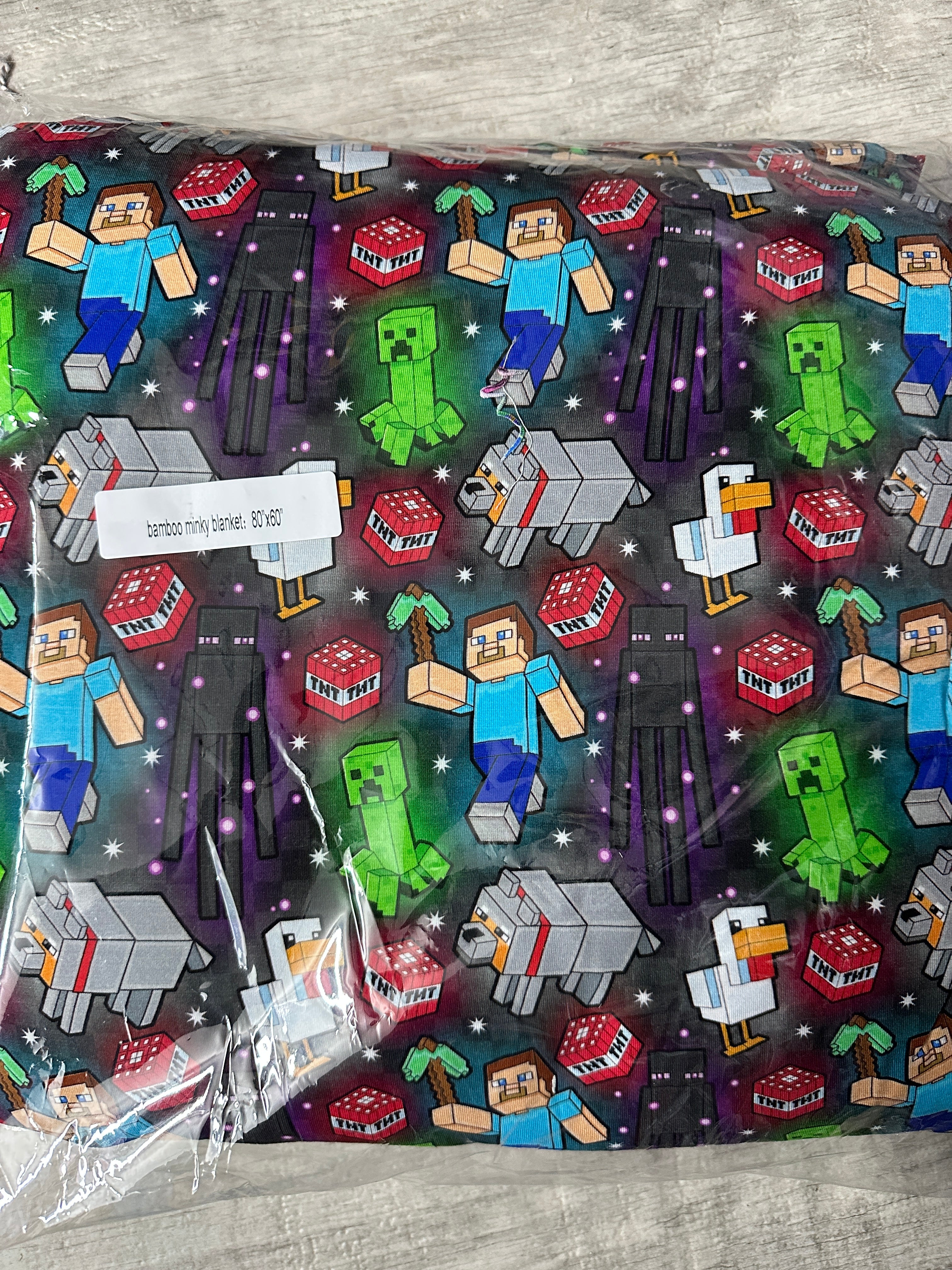 Double Layered BAMBOO MINKY Blanket 80”x60