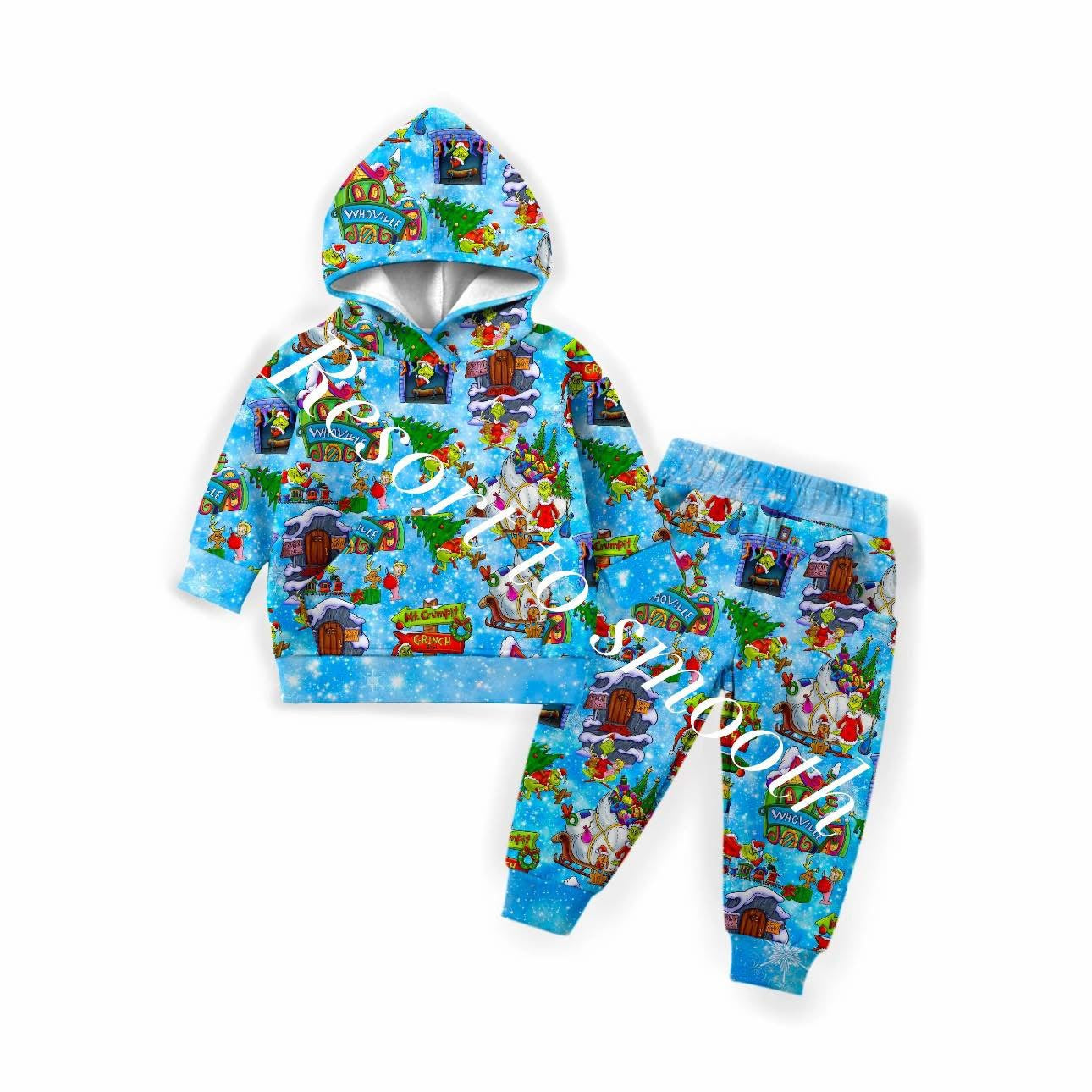 PREORDER Whovilles Favorite French Terry Bamboo Hooded Jogger Set