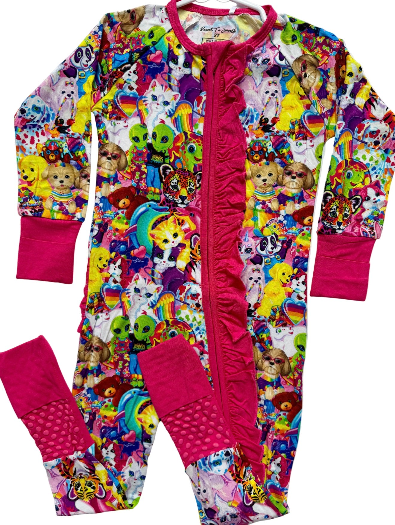 90’s Baby Ruffle Bamboo Zippy