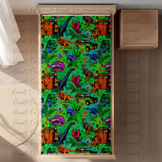 Dino Bamboo TWIN / FULL Sheet