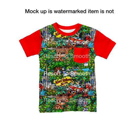 Magic Kingdom Short Sleeve Pocket Tee