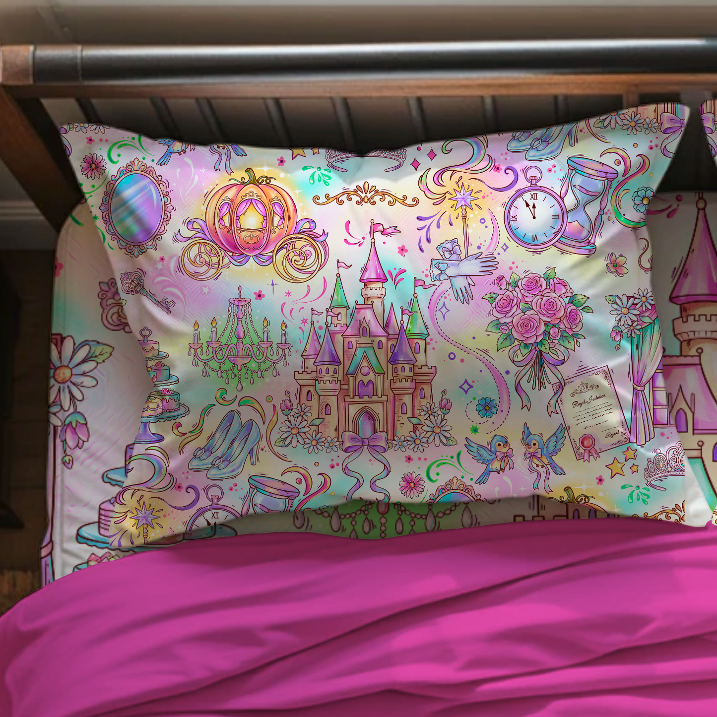 “ Glass Slipper ” Bamboo Pillowcase