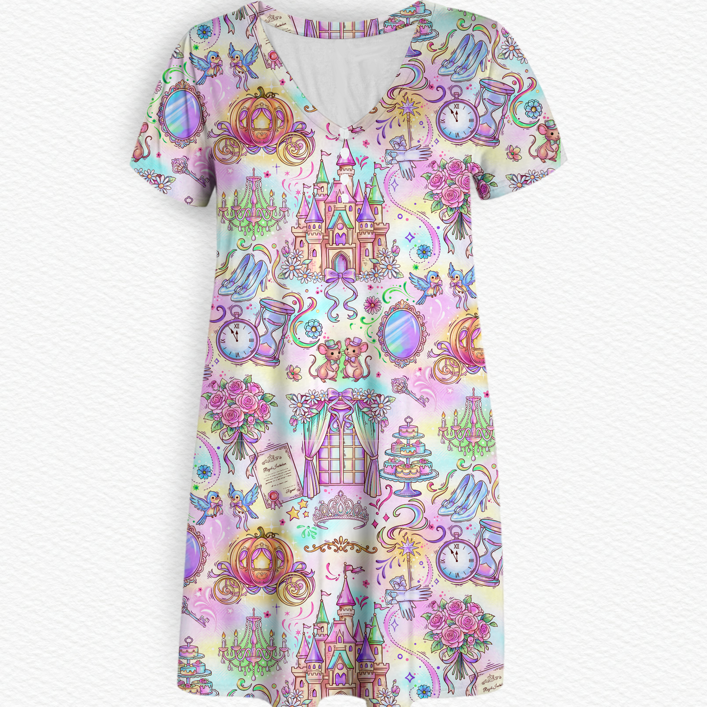 “Glass Slipper “ Girls MooMoo Night Gown Bamboo