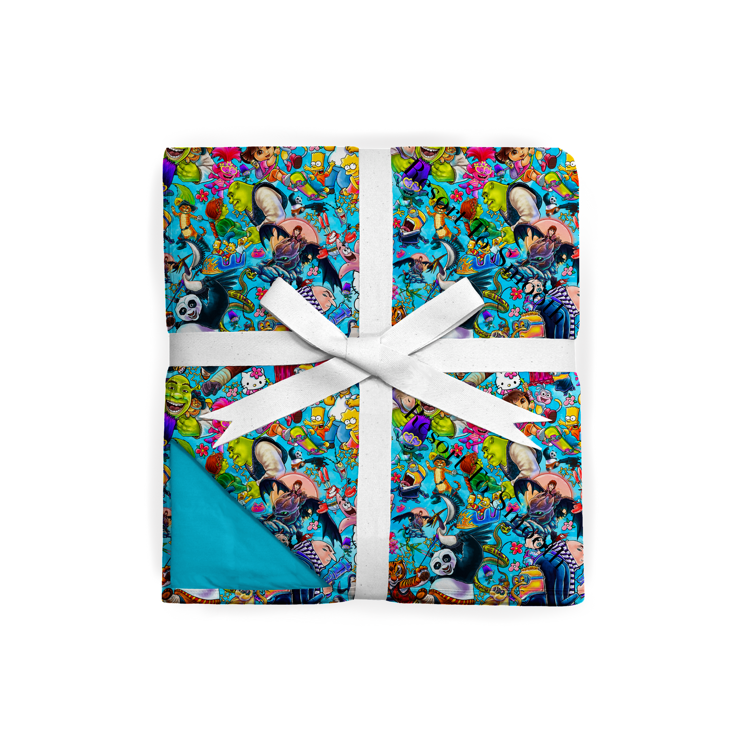 BLUE DUO 60”x50” Double Layered Bamboo Blanket