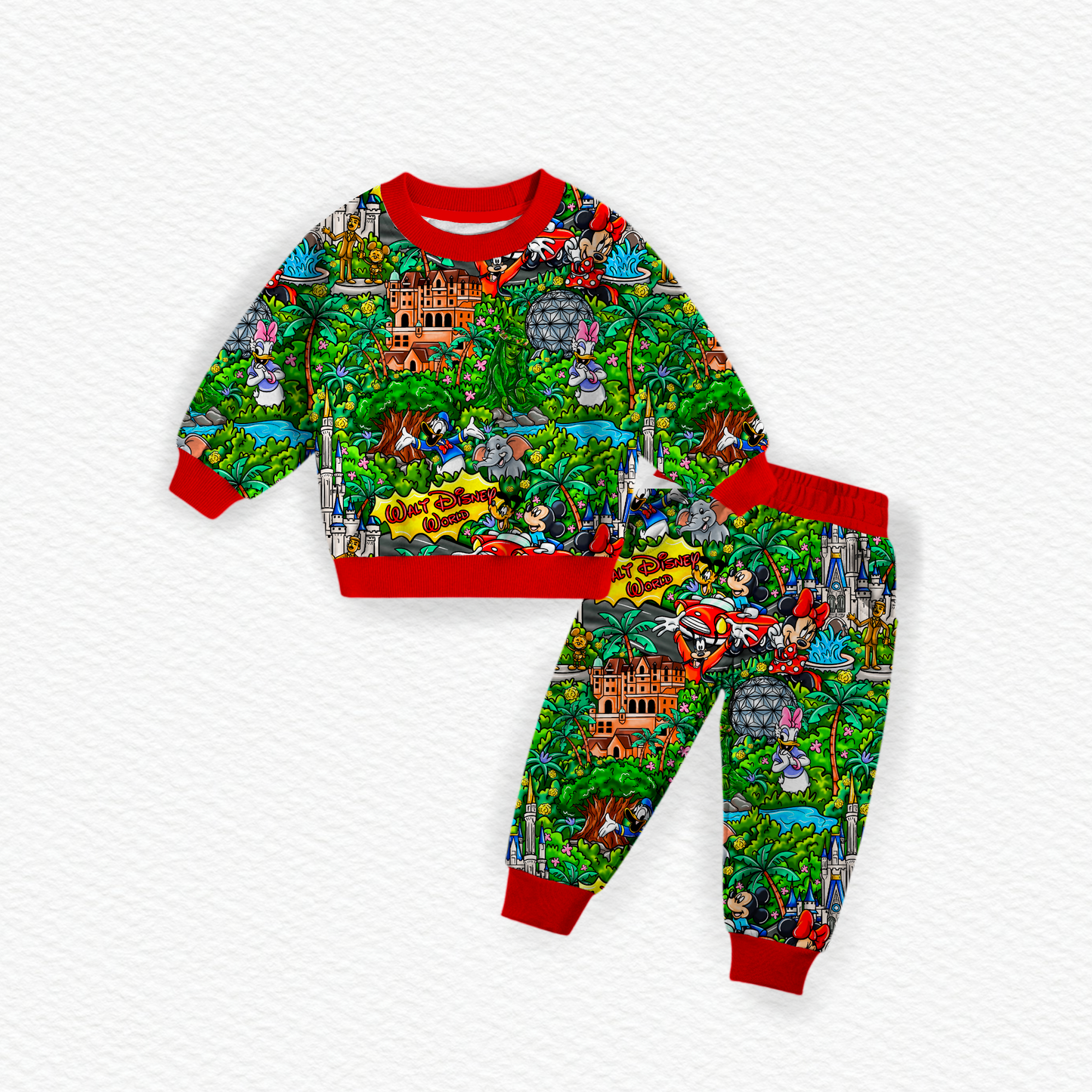 “Magic Kingdom” Terry Bamboo Crewneck Set