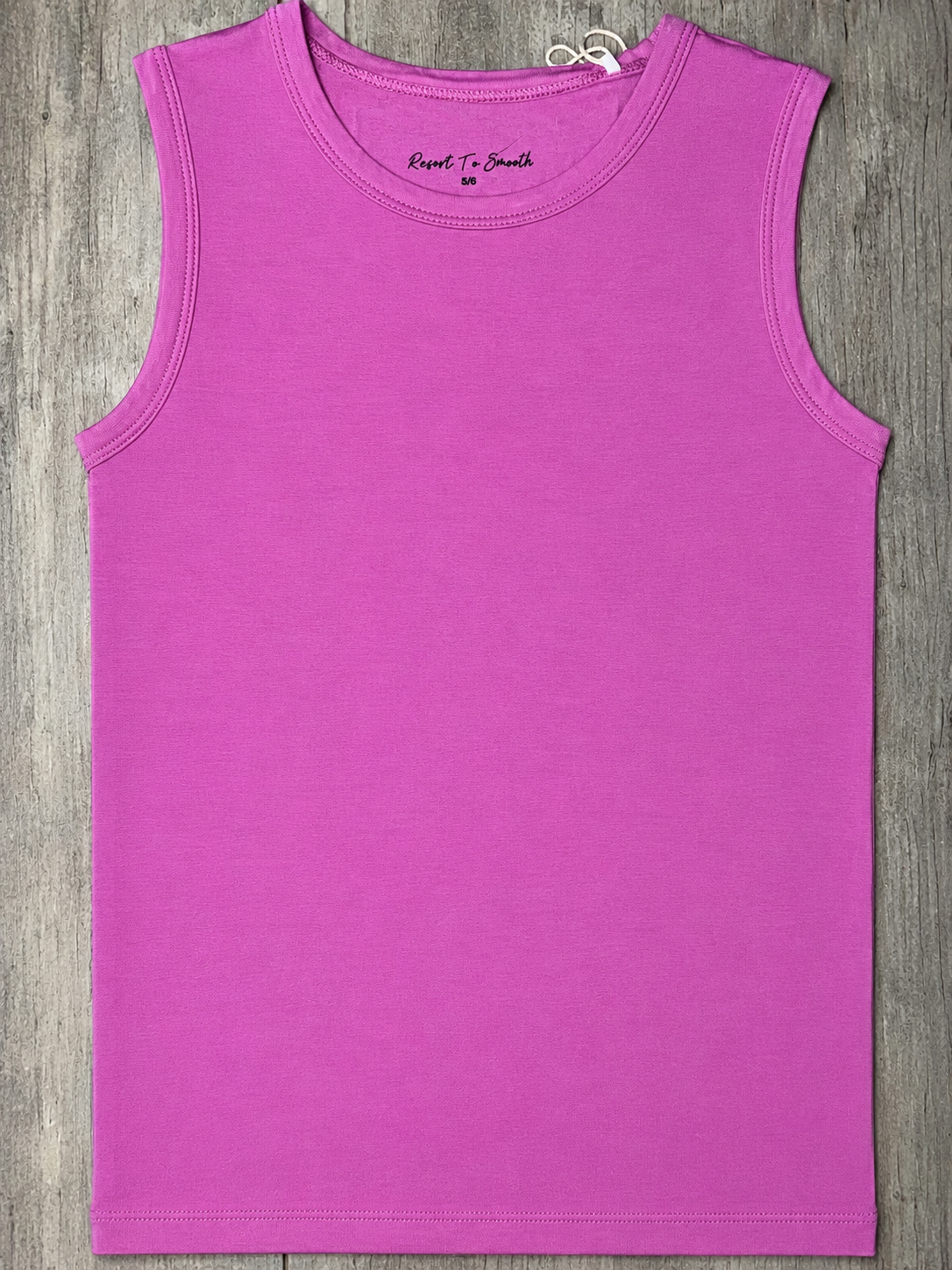 “Glass Slipper” Girls Solid Tank Top