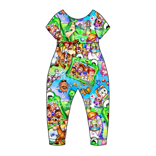 Lillypad Bamboo Shirt Sleeve Bubble Romper