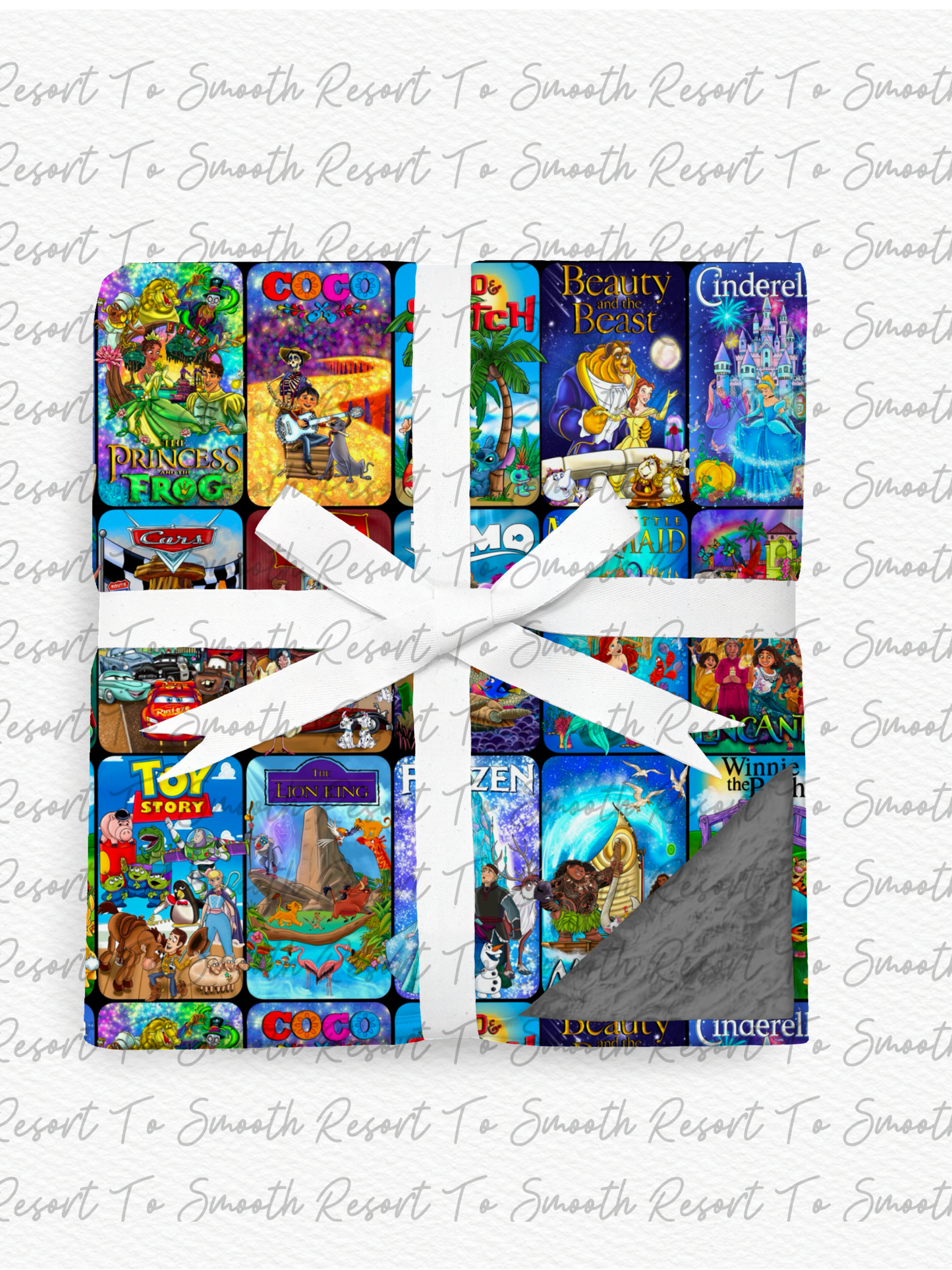 SHIPS 1/15 - “ VHS TO DVD” Bamboo Minky Blanket 60x80”