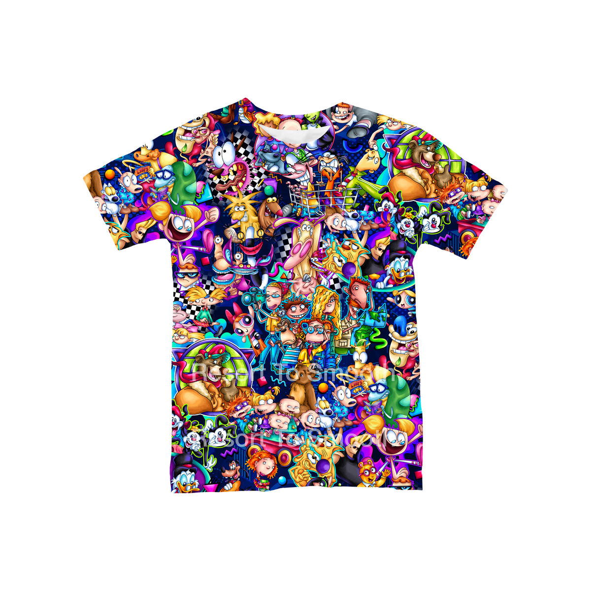 “ 90’s Cartoon Studio ” Short Sleeve Pocket Tee Bamboo