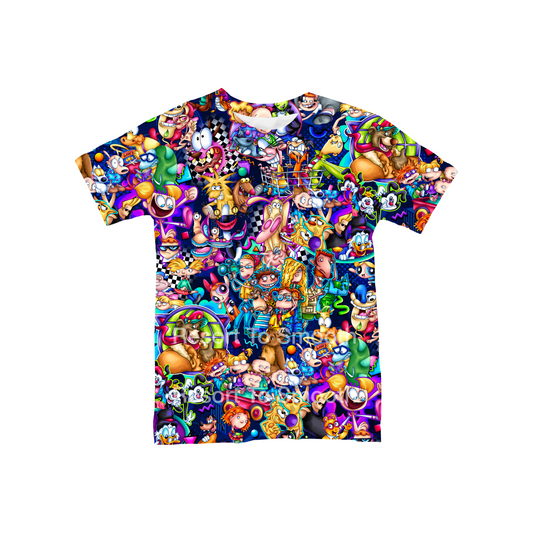“ 90’s Cartoon Studio ” Short Sleeve Pocket Tee Bamboo
