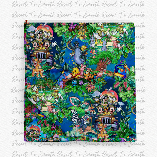 Bamboo Quilted Blanket 60x50” pattern4